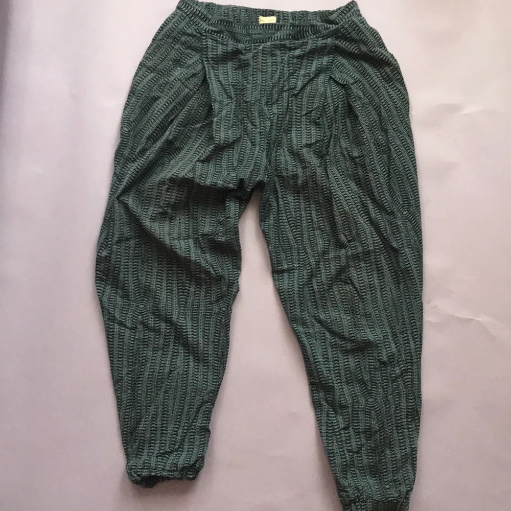 Hippie parachute dropped waist harem pants